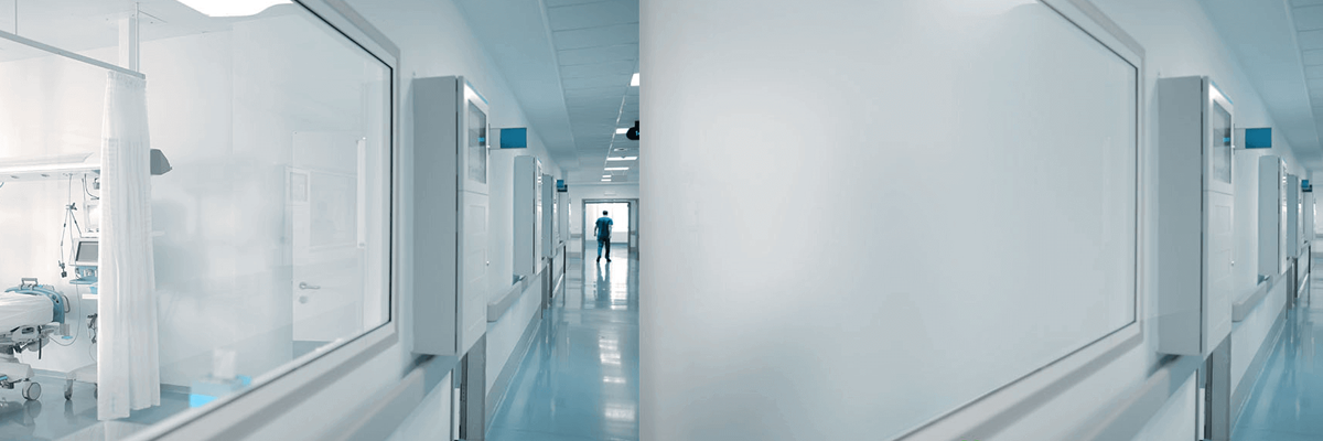 hospital windows pdlc film