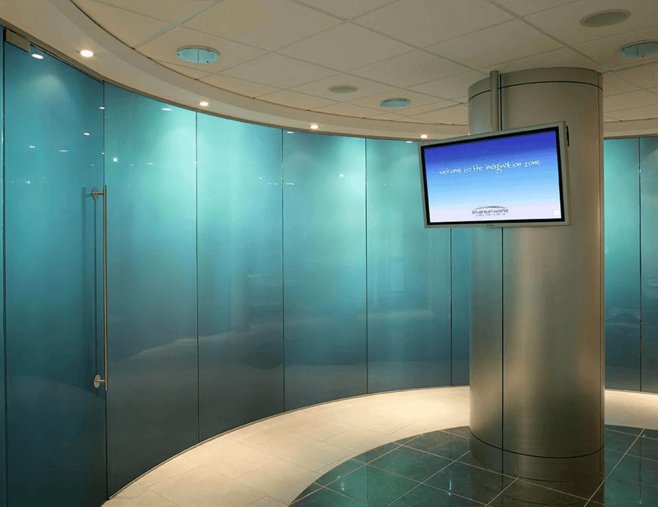 smart glass wall