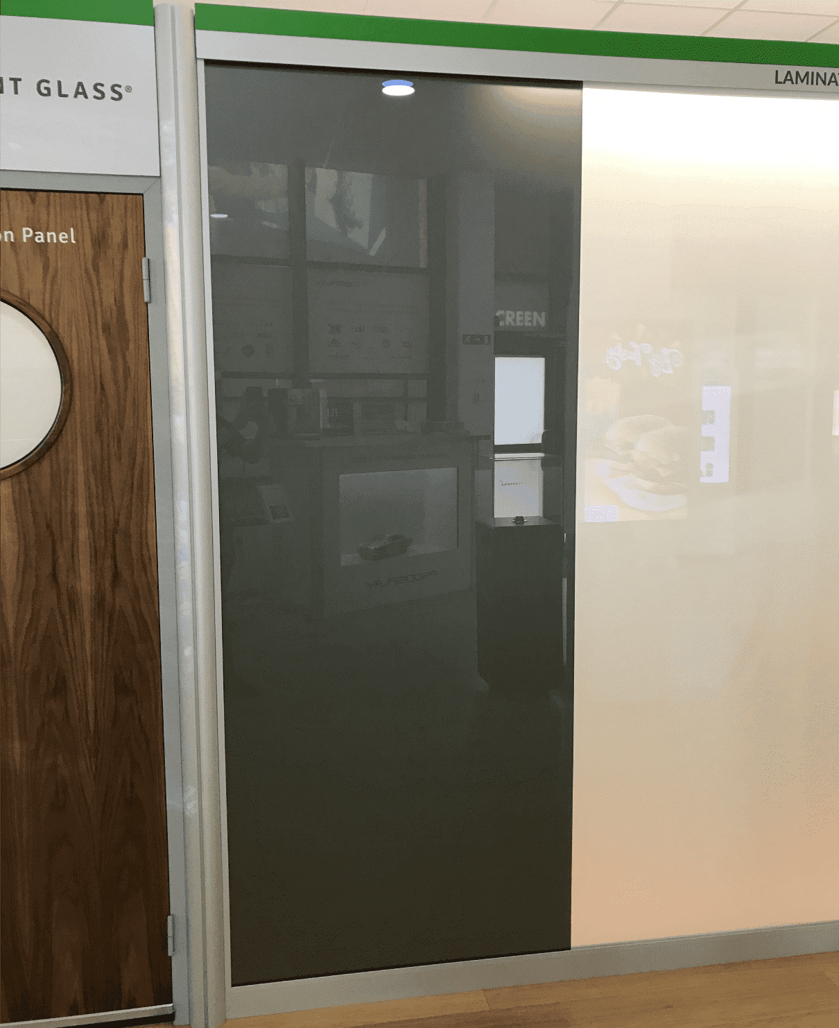 Electric blackout glass film