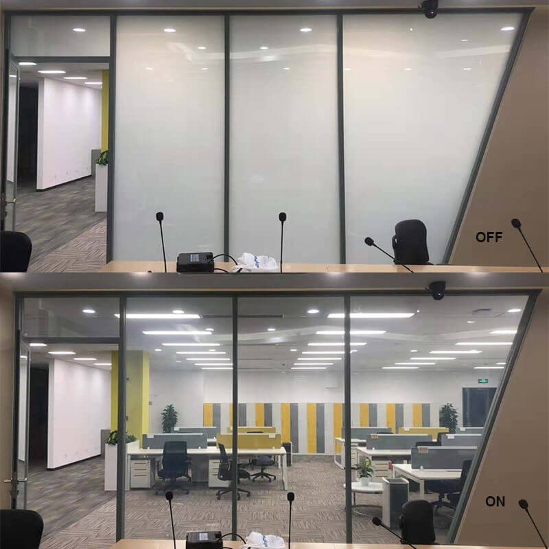 electric frosted glass windows