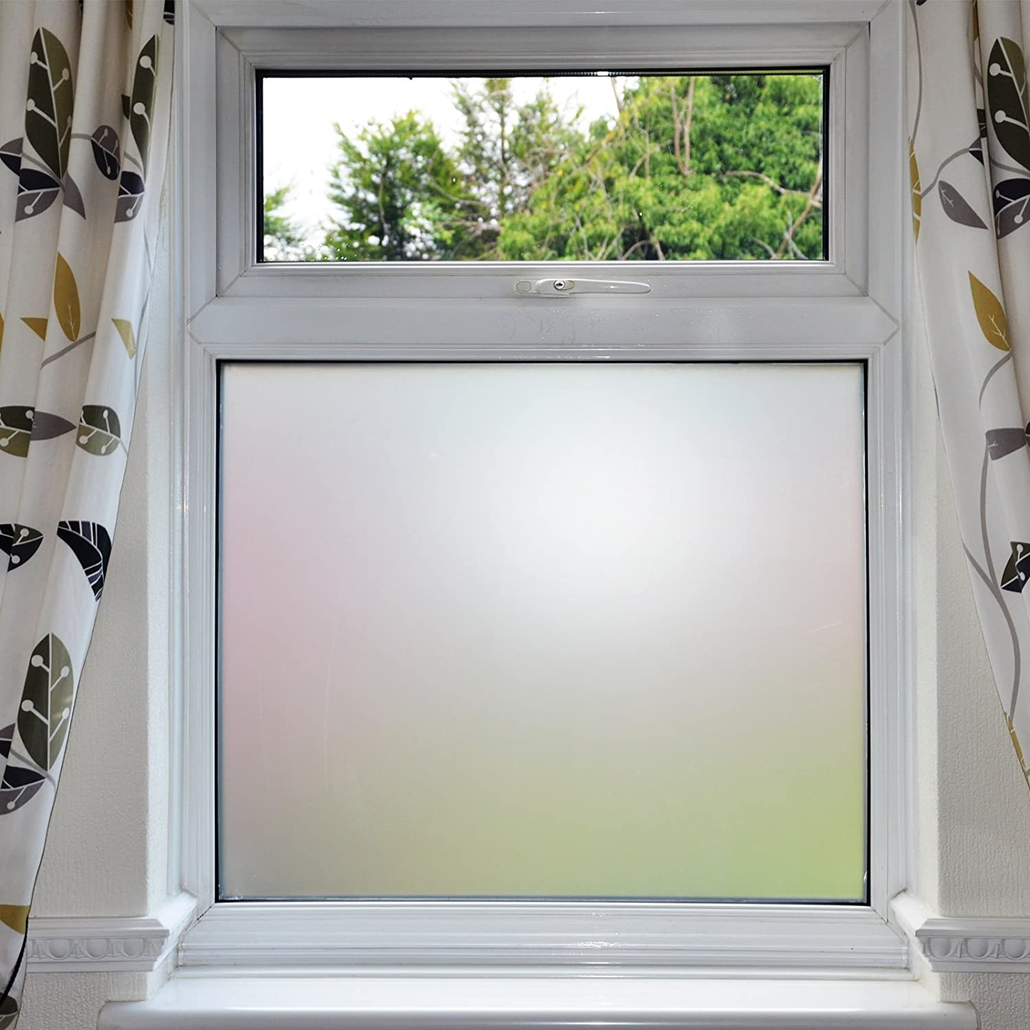 self-adhesive frosted window film