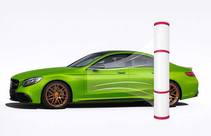 6.5mil Glossy Transparent TPU Paint Protection Film
