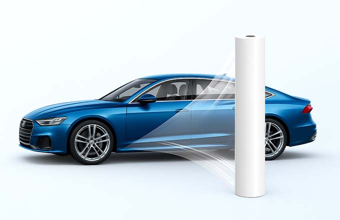 7.5mil Glossy Clear TPU Paint Protection Film