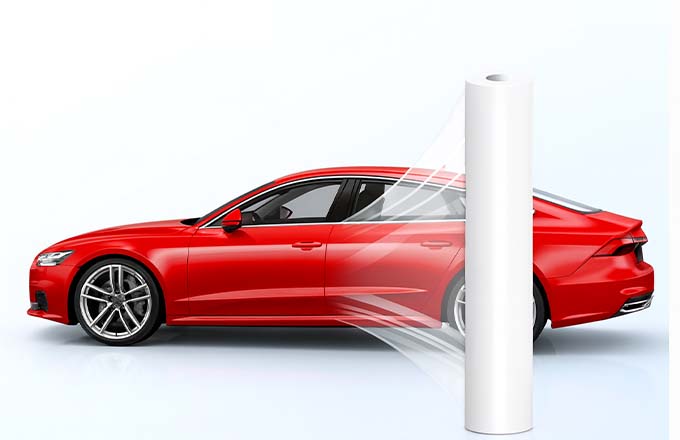 8.5mil Glossy Clear TPU Paint Protection Film