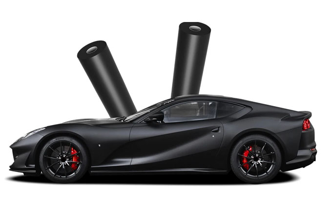 7.5mil Gloss Black TPU Paint Protection Film