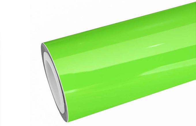 Metallic Candy Neon Green Car Wrap Film