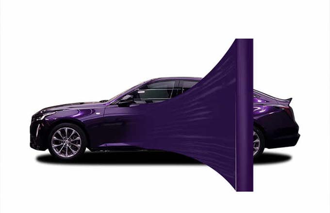Purple TPU Paint Protection Film
