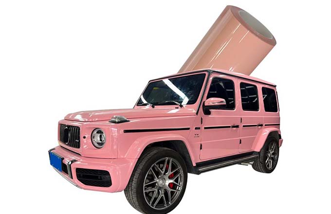 Ultra Gloss Blush Pink Vinyl Wrap