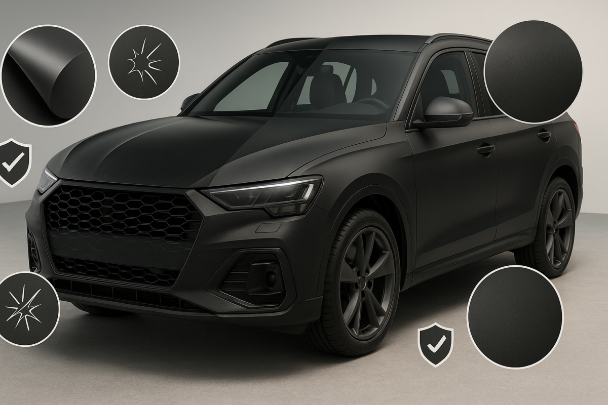 Black TPU Paint Protection Film for Durable Car Shield