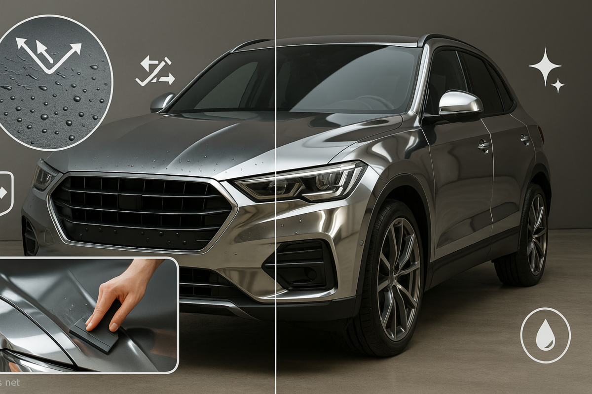 Bubble-Free Chrome Wrap with Air-Release