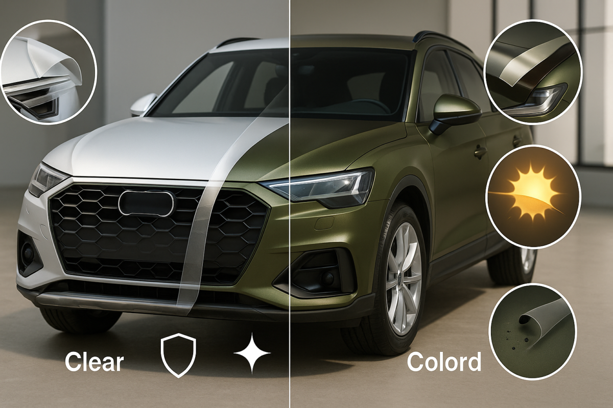 Colored Paint Protection Film for Cars