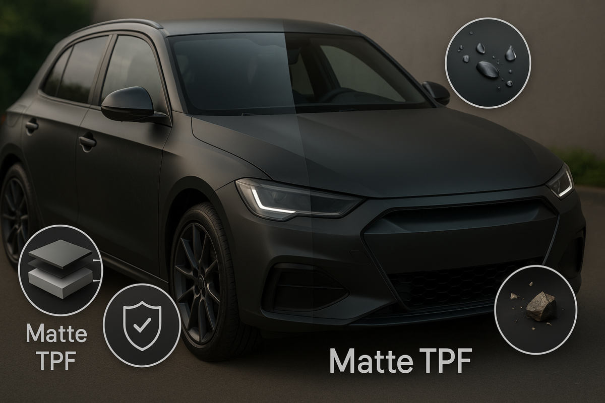 Durable Matte TPU Paint Protection Film for Cars