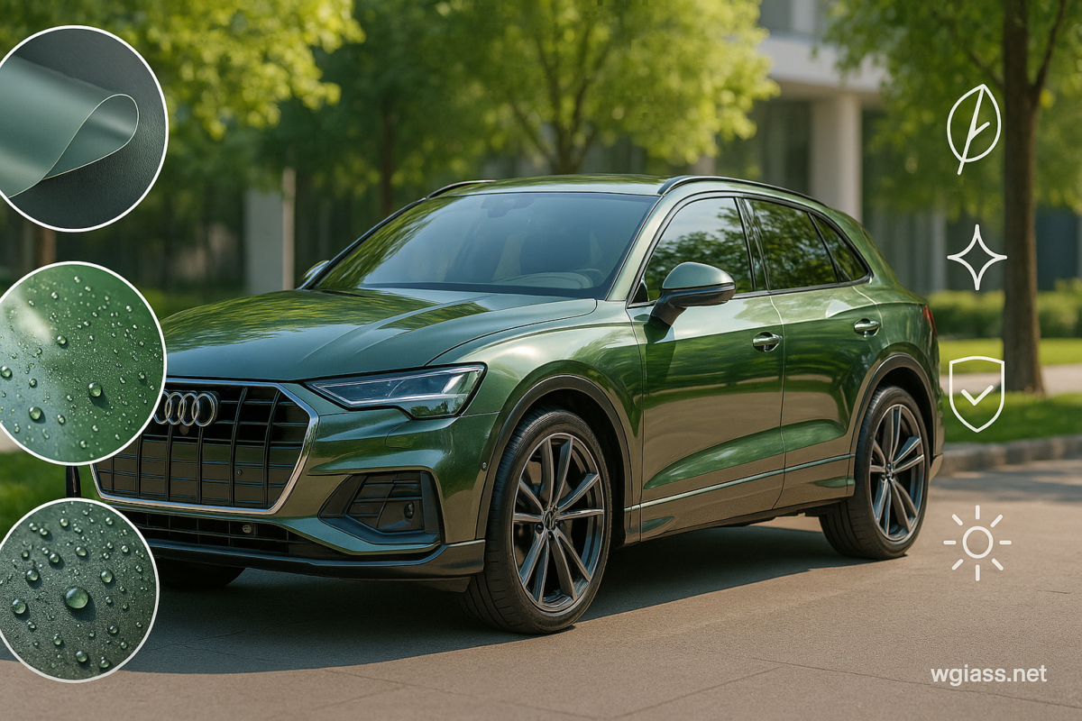 Eco-Friendly Metallic Chrome Wrap Vinyl