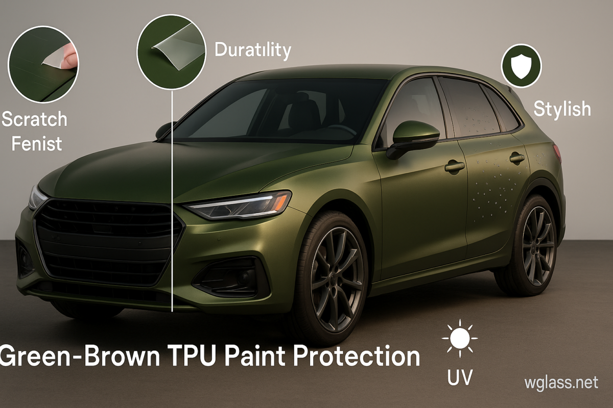 Green Brown Car PPF