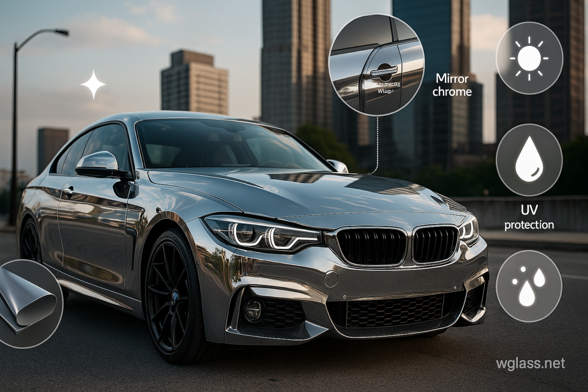Liquid Chrome Car Wraps for a Mirror-Like Car Finish