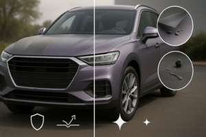 Scratch-Resistant Grey Purple Film