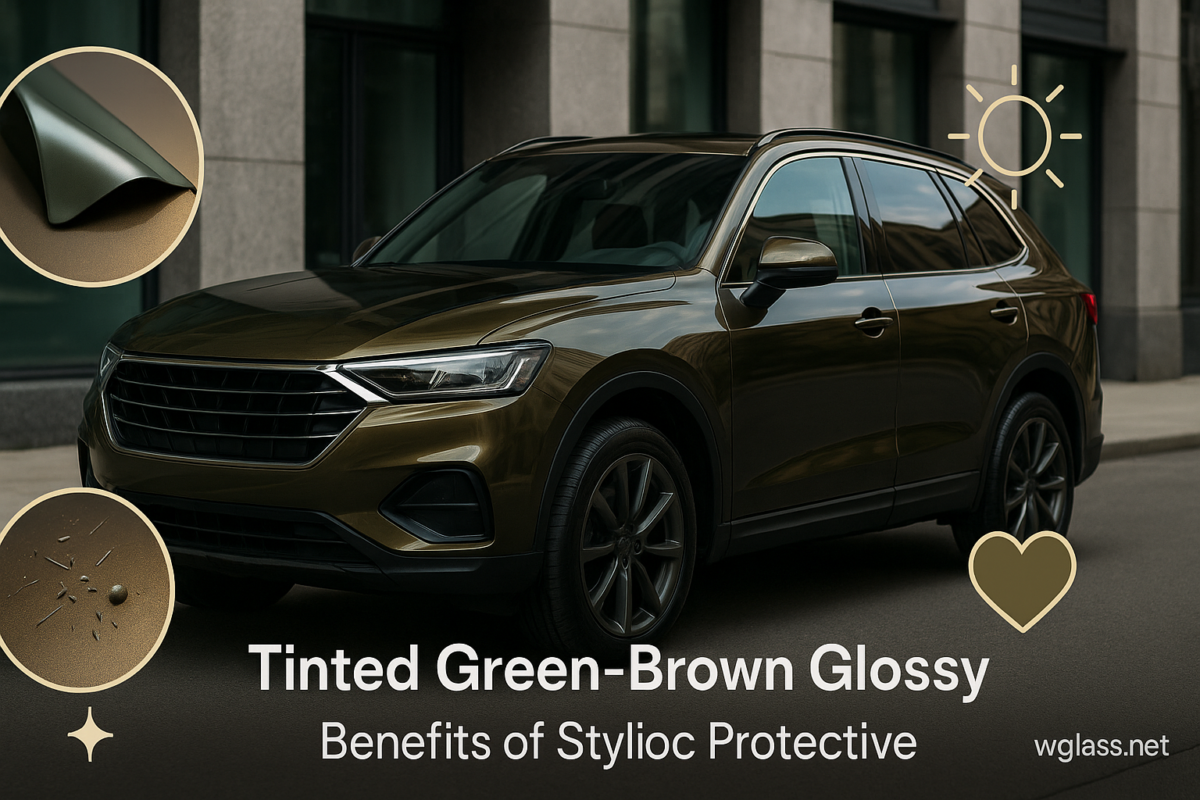 Tinted PPF Green Brown Glossy