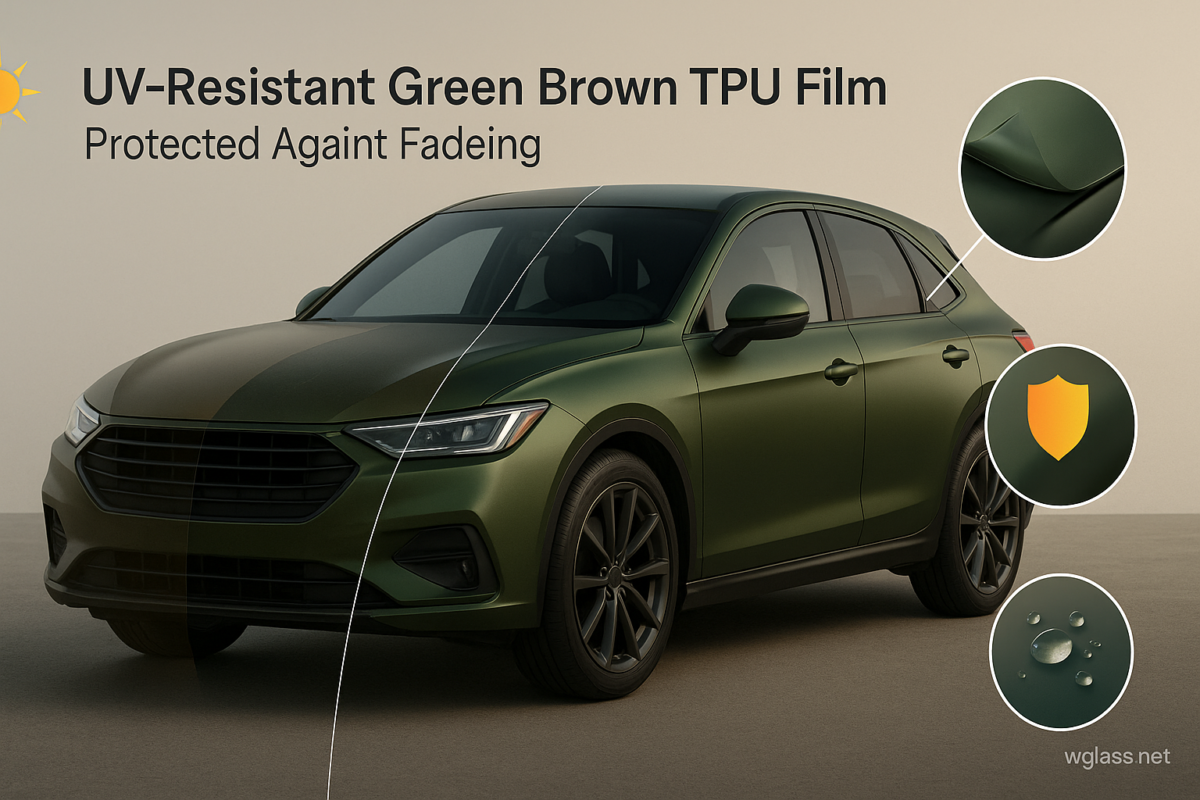 UV-Resistant Green Brown TPU Film
