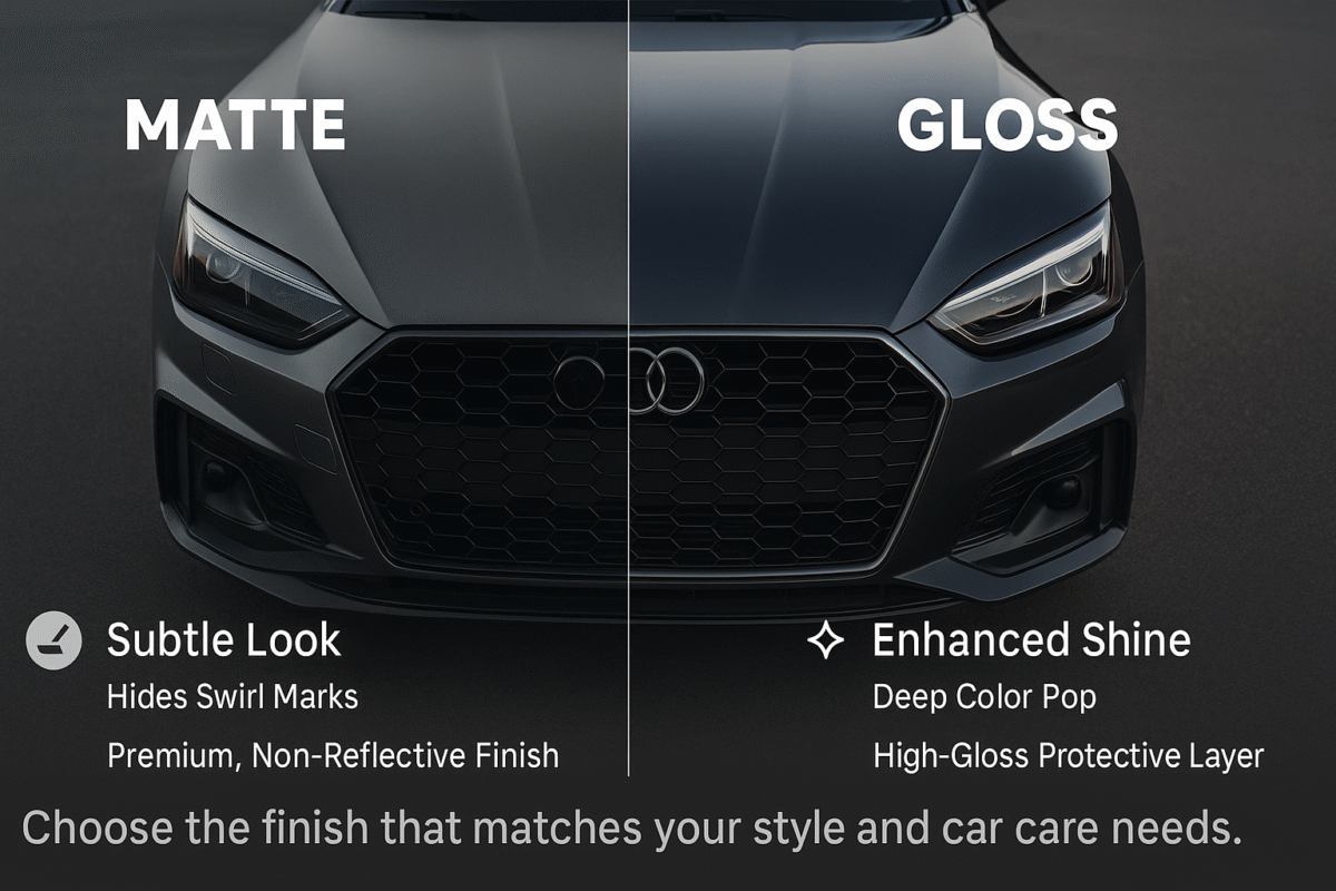 Matte vs Gloss PPF