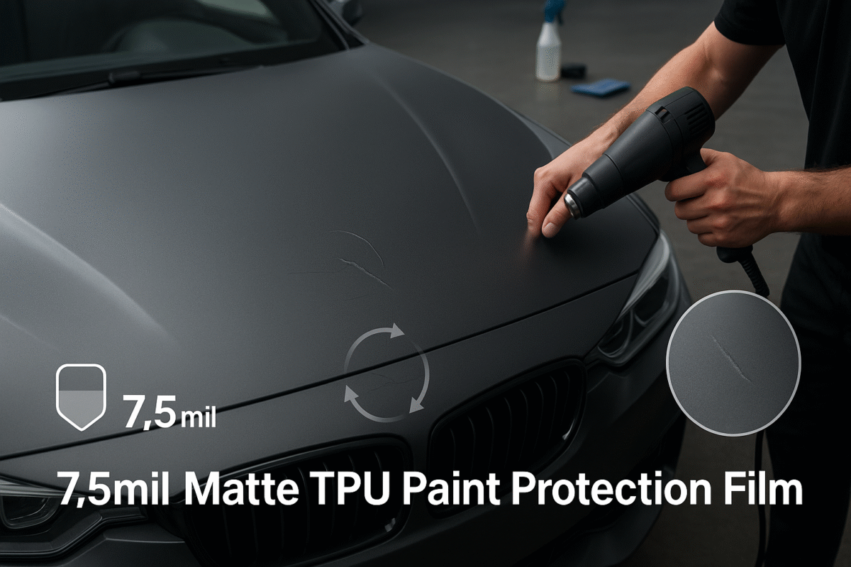 7.5mil Matte TPU Paint Protection Film