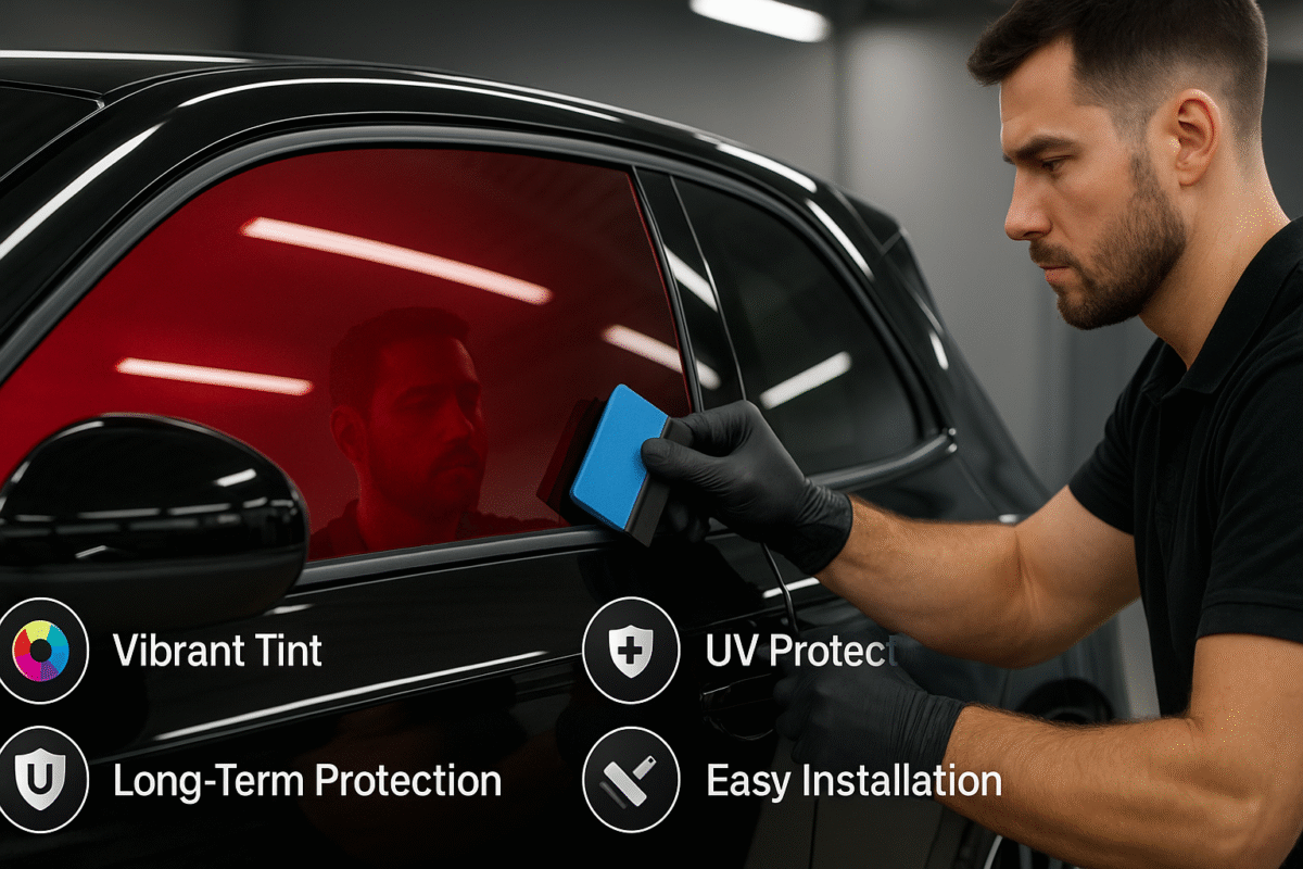Colored Window Tint Film