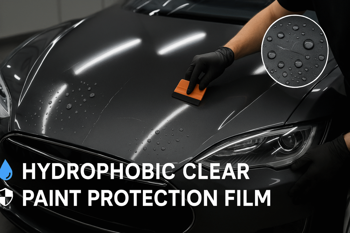 Hydrophobic Clear Paint Protection Film