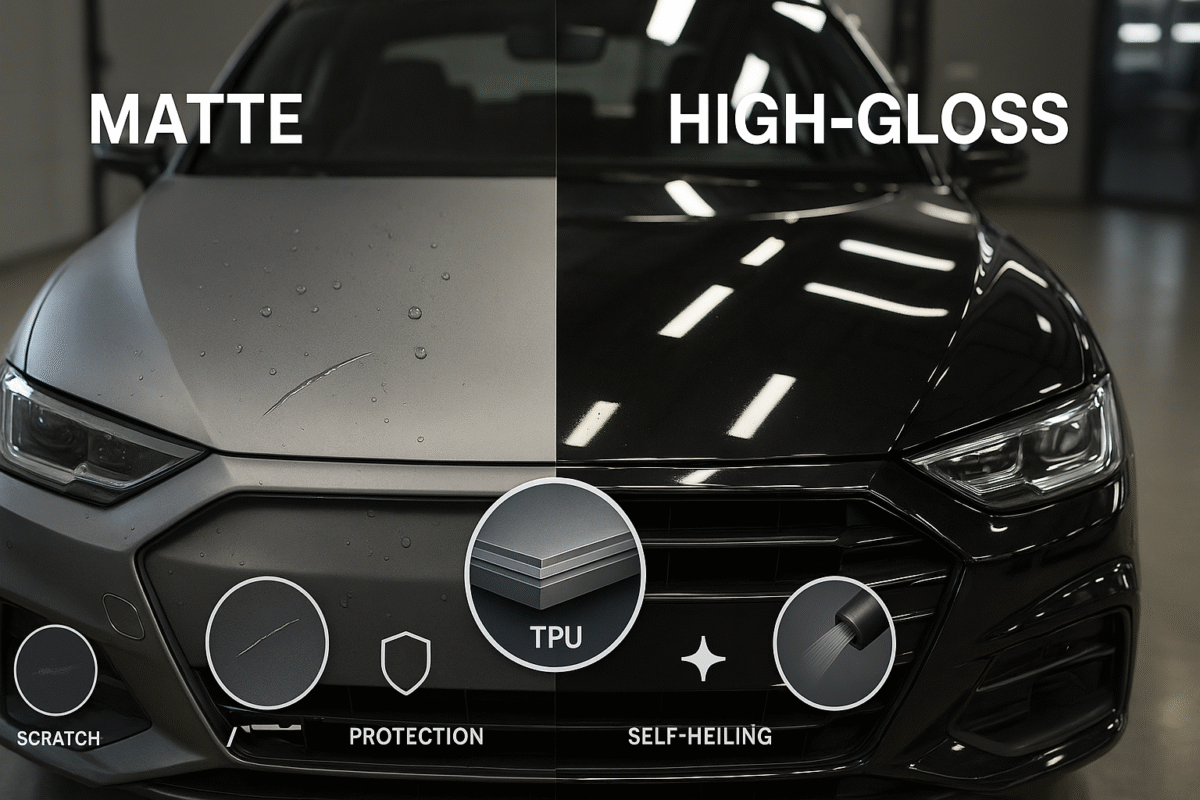Matte vs High-Gloss TPU Film