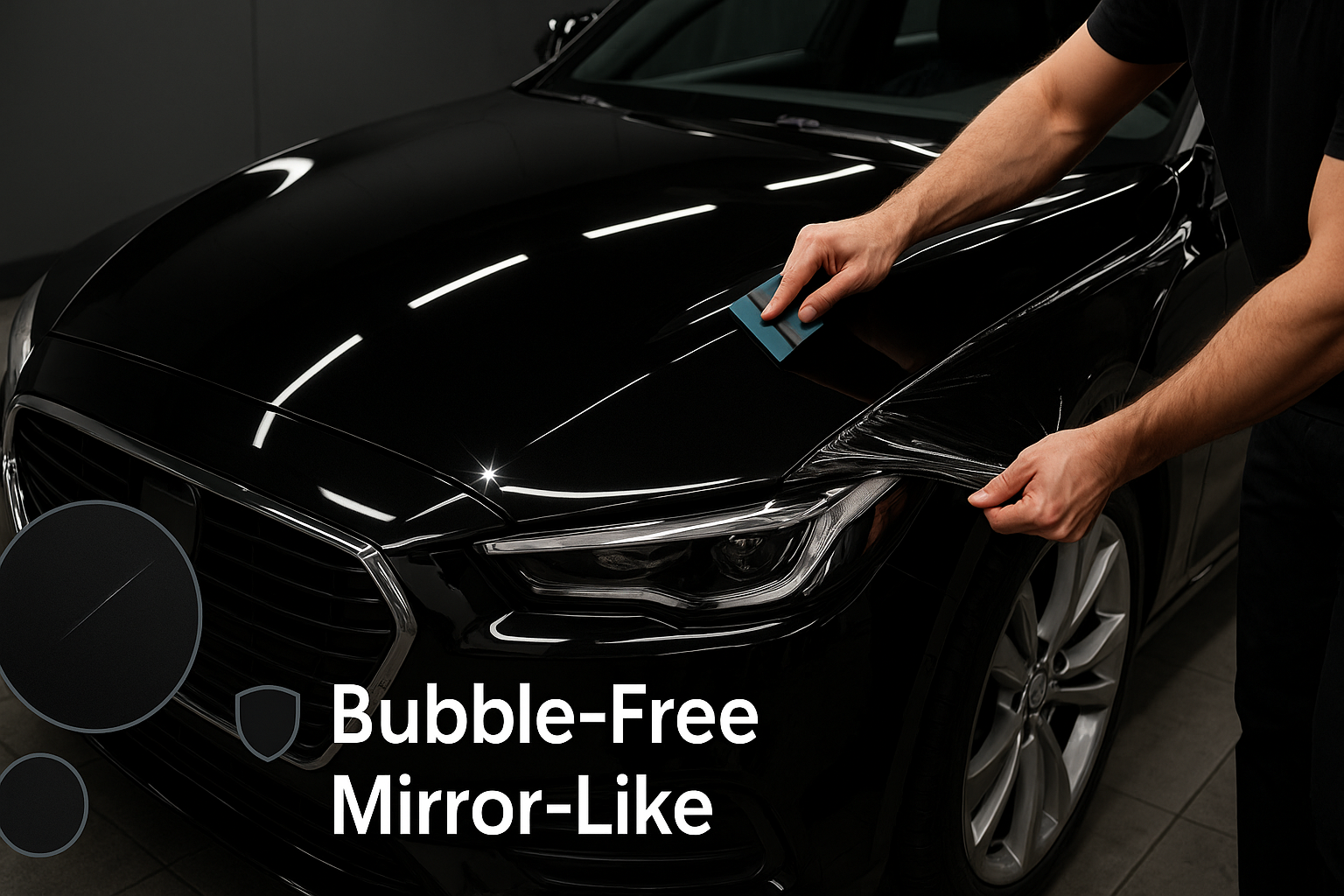 Mirror-Like Black PPF