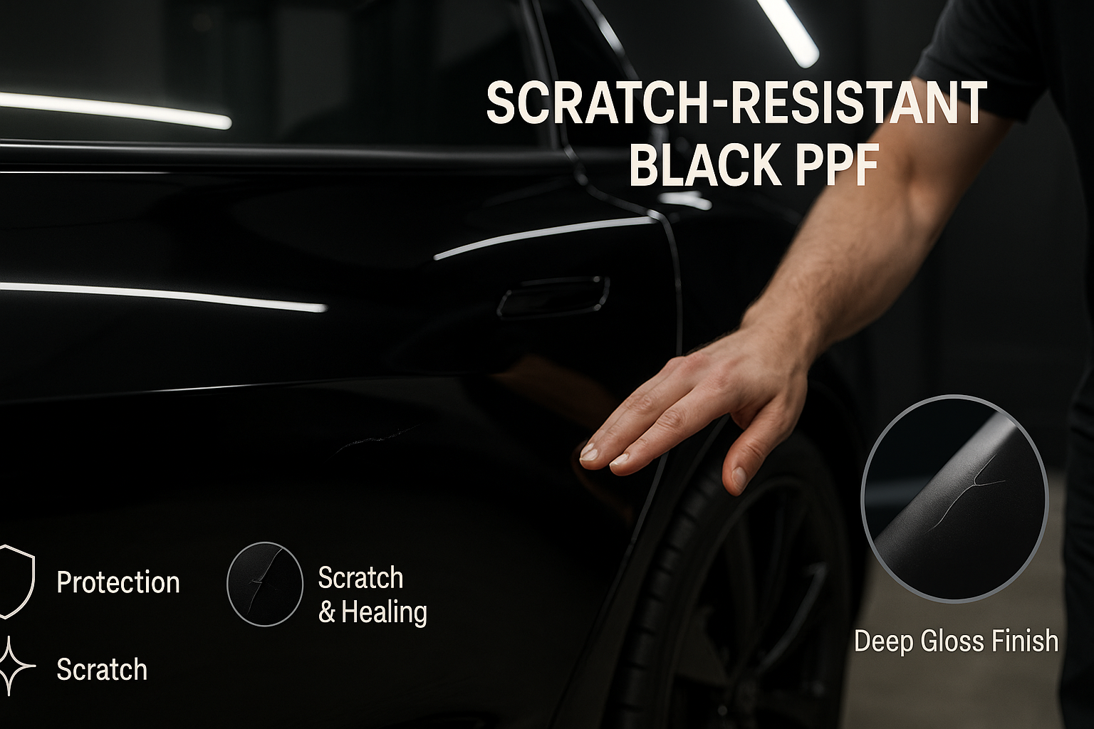 Scratch-Resistant Black PPF
