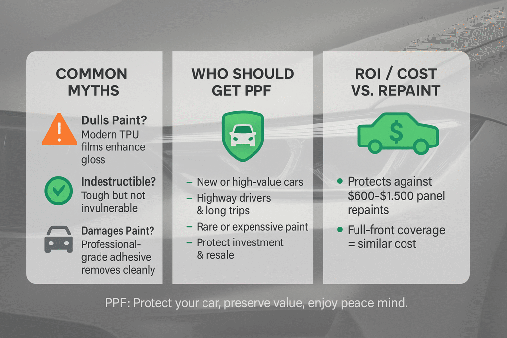 Debunking Common Myths About Paint Protection Film